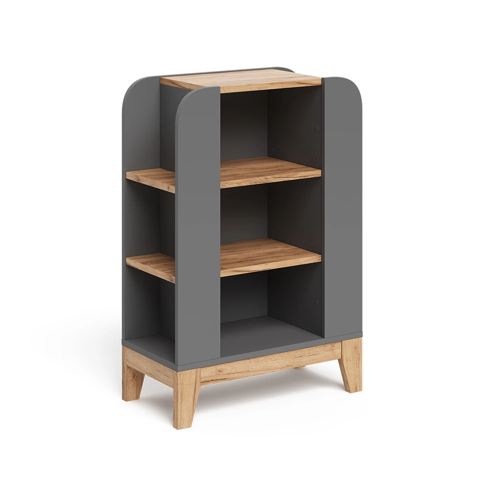 Kinderkast  Malia Grijs 60 x 88 cm met 9 compartimenten Vitalispa
