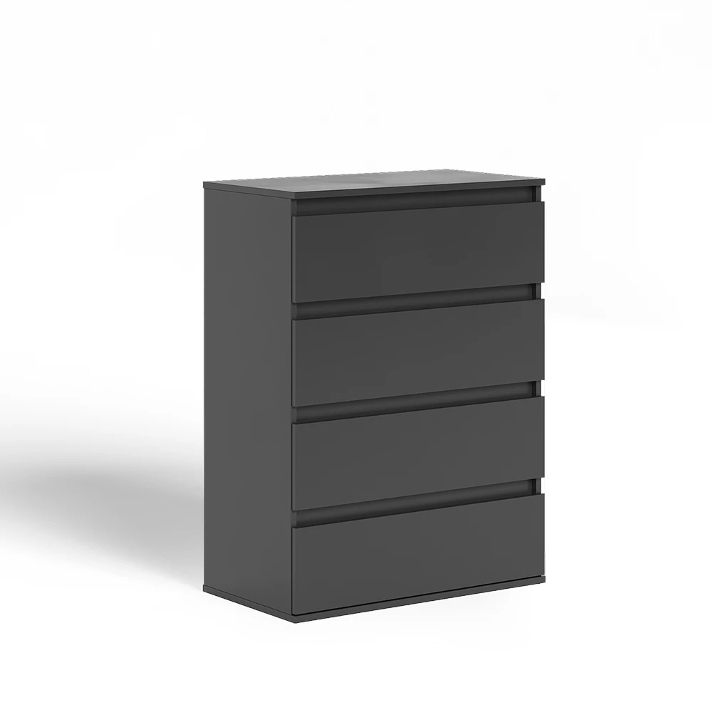 Ladekast Claus Antraciet 74 x 99.6 cm met 4 laden Vicco