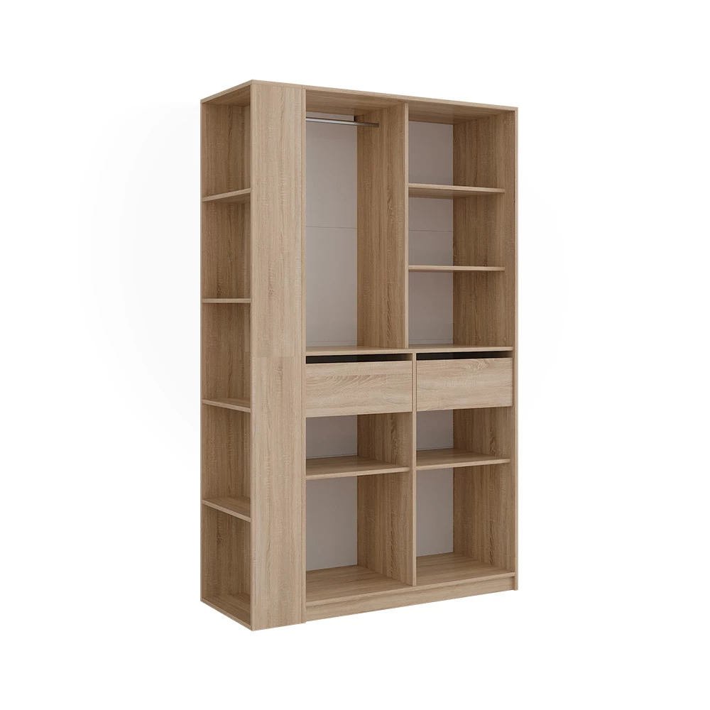 Kledingopslagkast Elmo Sonoma 50 x 200 cm Set van 2 Vicco