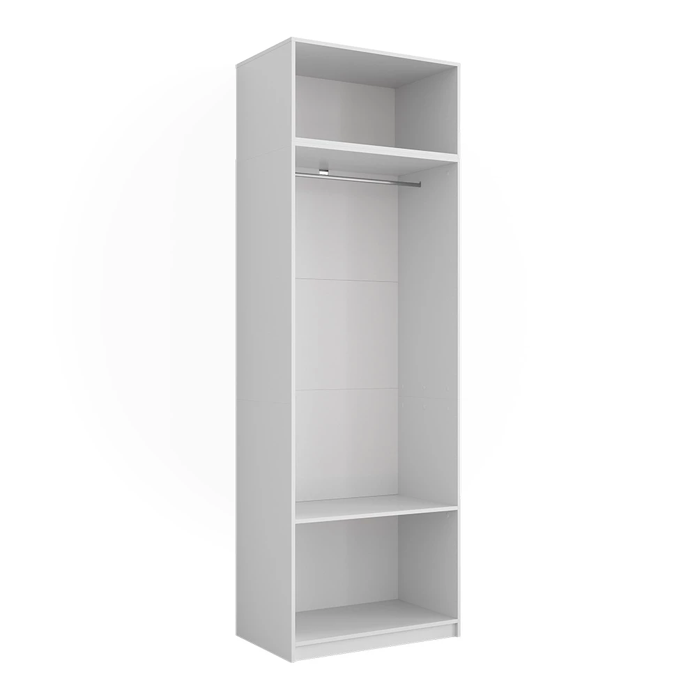 Kledingopslagkast Elmo Wit 80 x 50 cm Set van 2 Vicco