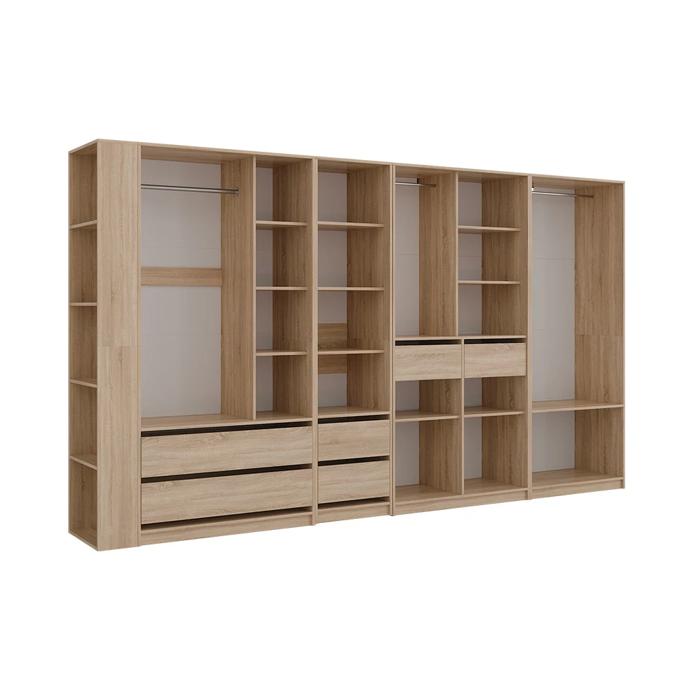Kledingopslagkast Elmo Sonoma 50 x 200 cm Set van 5 Vicco