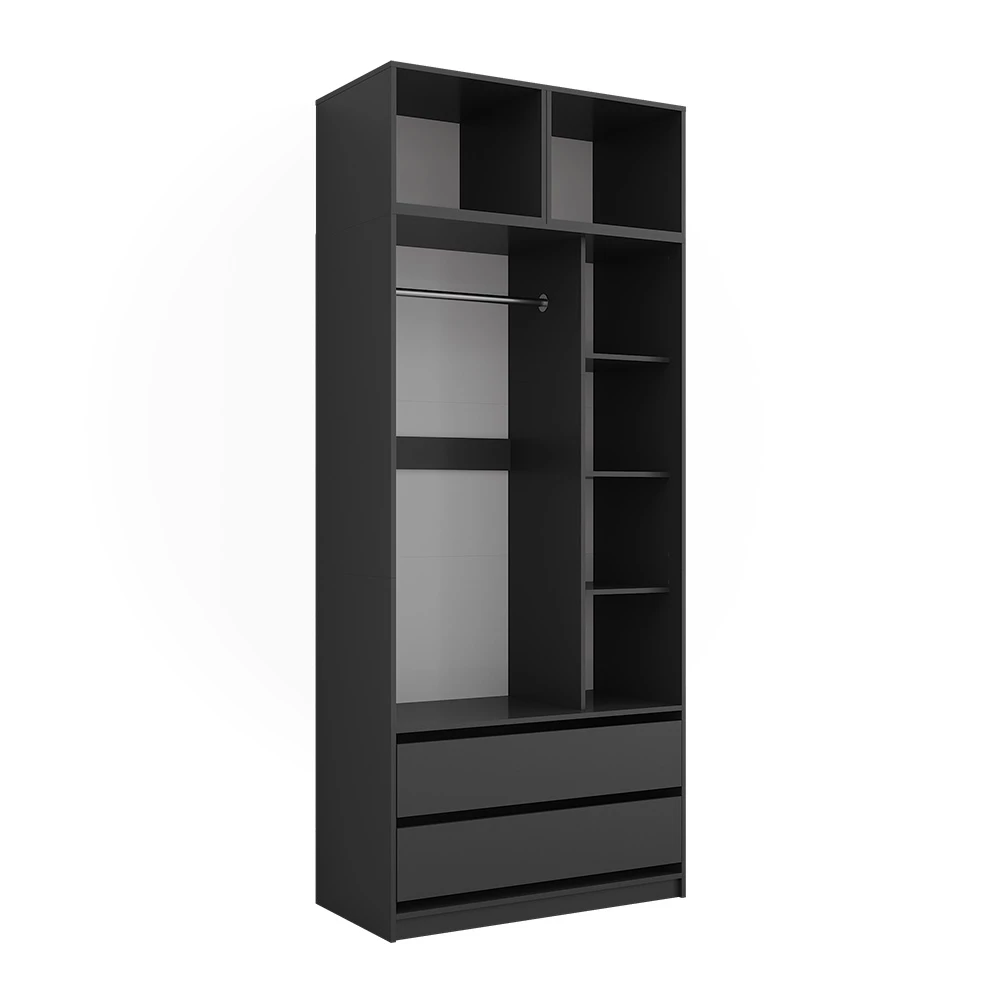 Kledingopslagkast Elmo Antraciet 50 x 40 cm Vicco