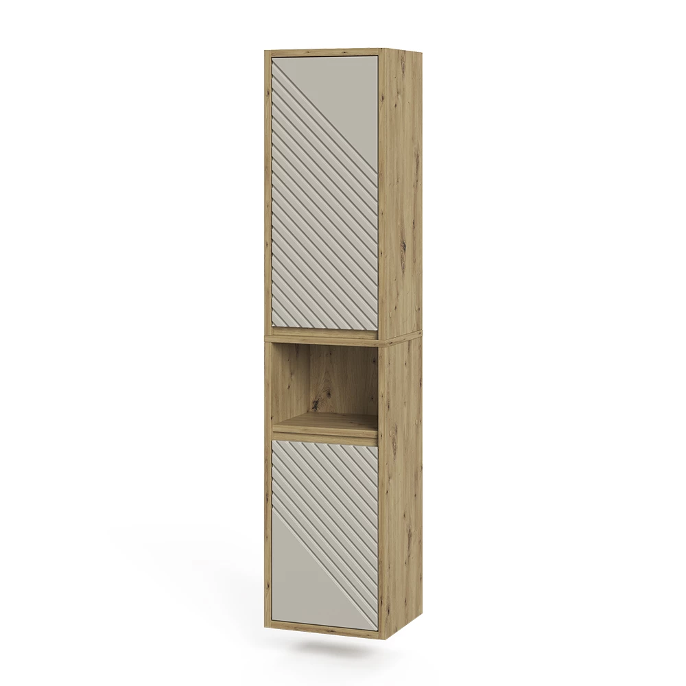 Badkamerkast Viola Artisanaal eiken/Kasjmier 38 x 170 cm Vicco