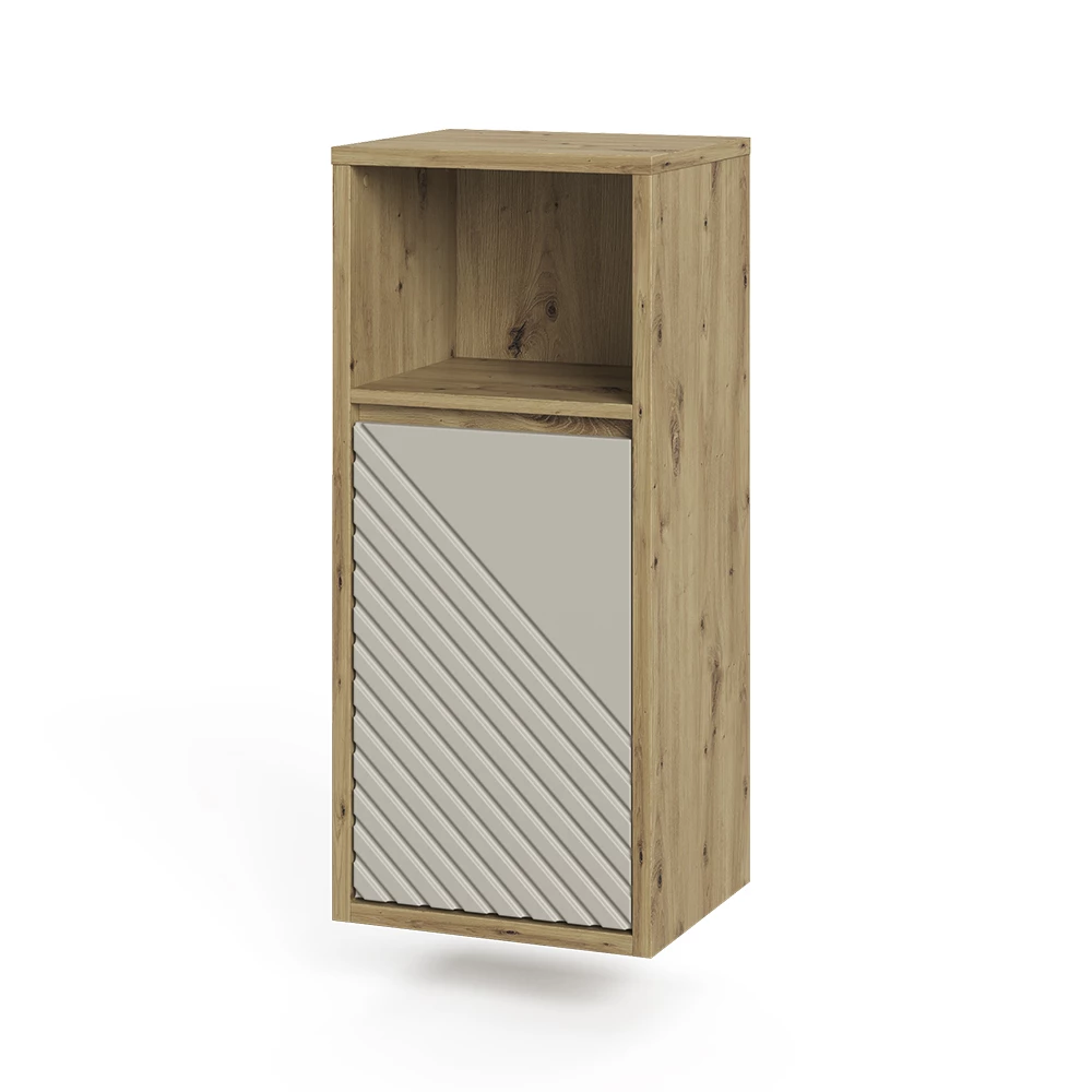Badkamerkast Viola Artisanaal eiken/Kasjmier 38 x 80 cm Vicco