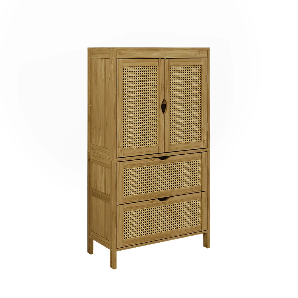 Halfhoge kast Liora Bamboe 60 x 110 cm Vicco