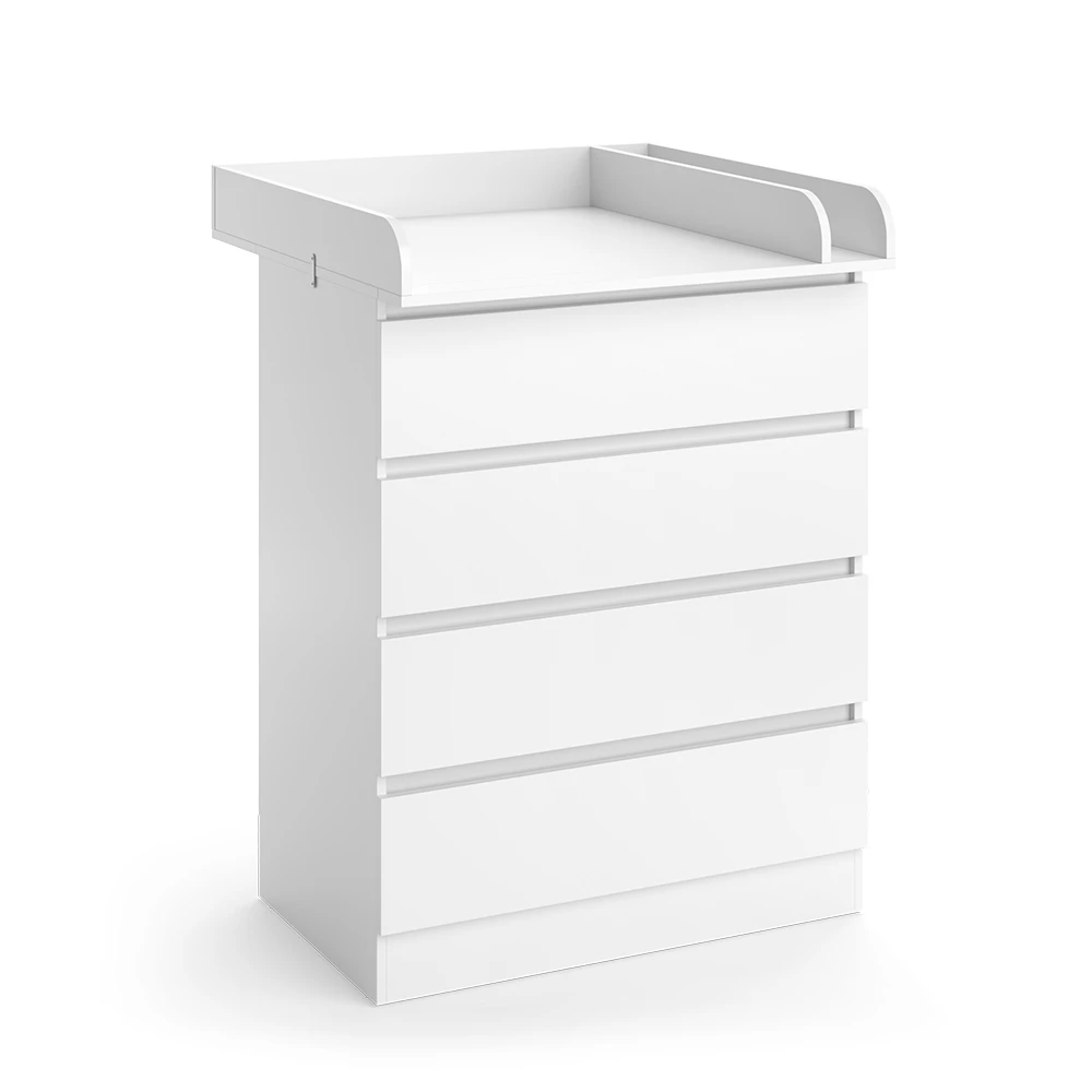 Commode Emmi Wit 80 x 111.6 cm met 4 laden Vitalispa