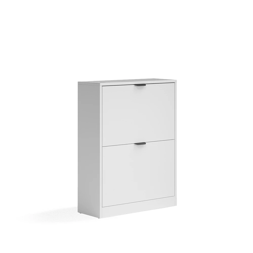 Schoenklaprek Gizmo Wit/Zwart 59 x 77.6 cm met 2 compartimenten Vicco