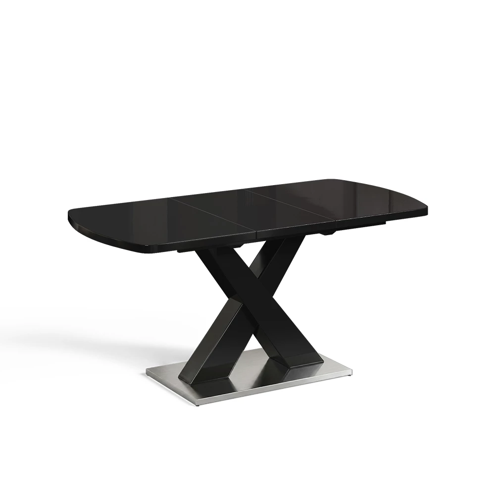 Eettafel Chinto Zwart 120 x 80 cm Uitschuifbaar Vicco