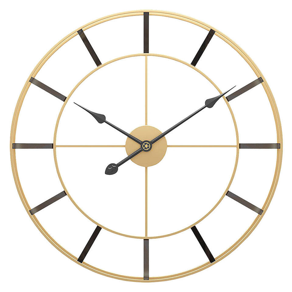 LW Collection Wandklok ISLA Goud 60cm
