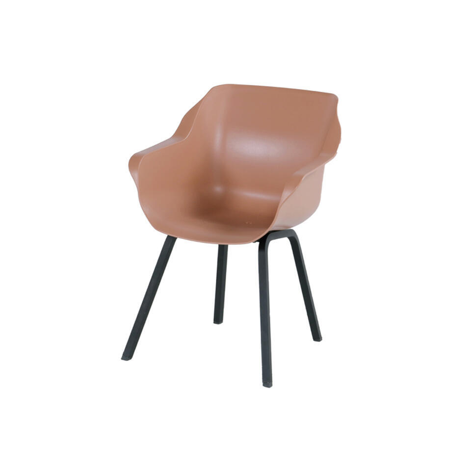 Hartman Sophie Element dining armstoel – Italian terra – Alu poot