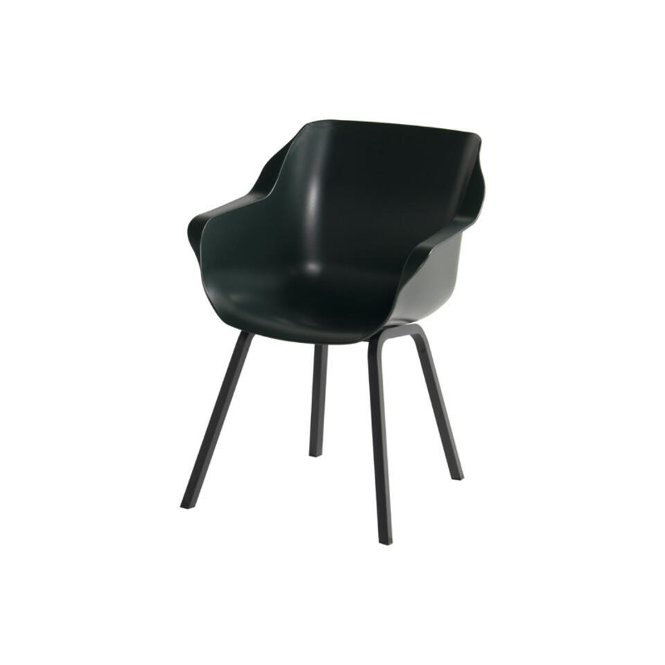 Hartman Sophie Element dining armstoel – Night Green – Alu poot