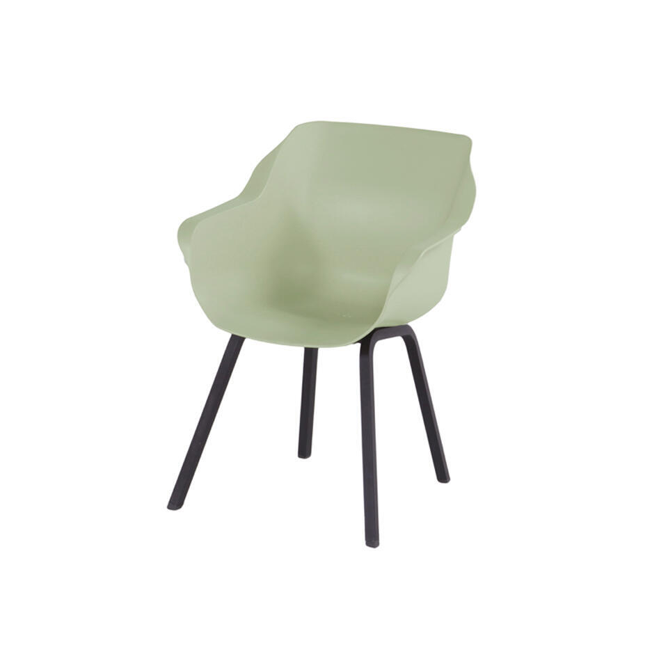 Hartman Sophie Element dining armstoel – French Green – Alu poot