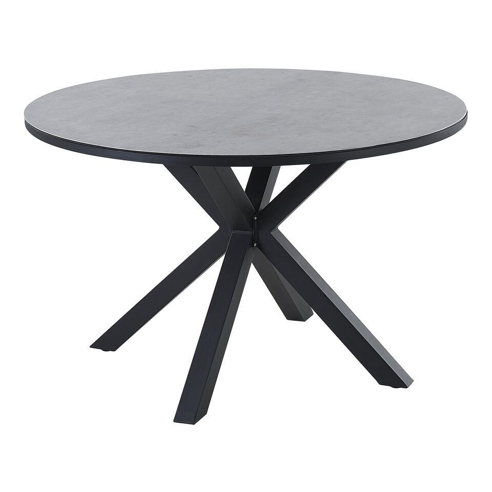 MALETTO – Tuintafel – Grijs – 120 x 120 cm – Aluminium