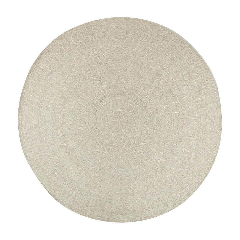 Interieur05 rond vloerkleed Gapo wit – 220 x 220 cm