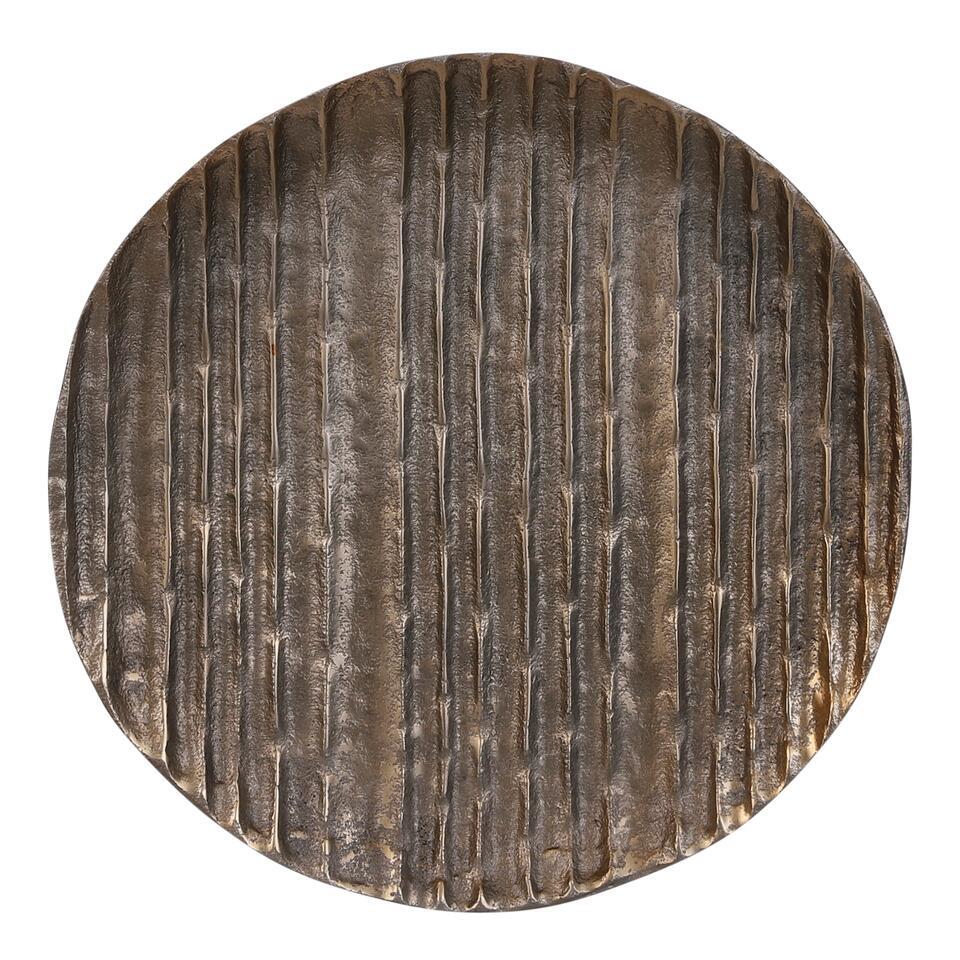 Casa Vivante Calabria Decoratie Bord Ø27 cm donkergoud
