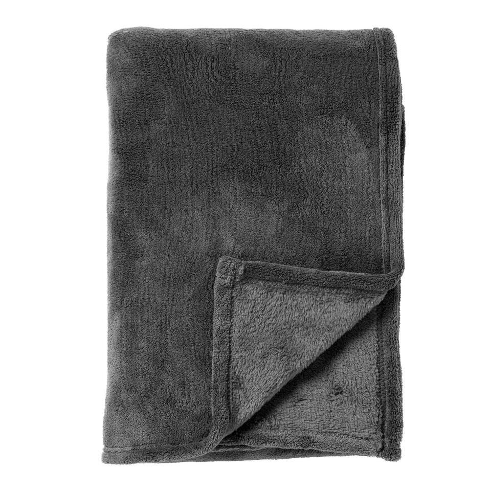 Plaid Harvey – Charcoal Gray – 150×200 cm