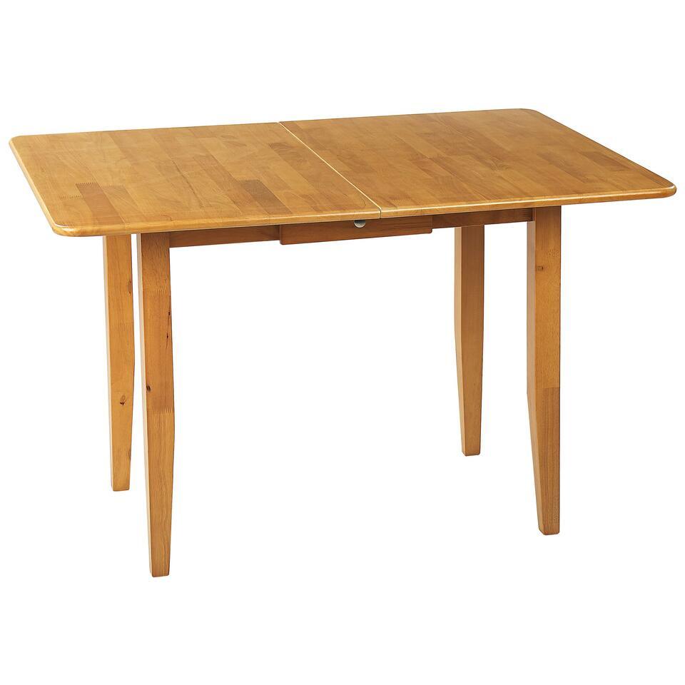 MASELA – Uitschuif eettafel – Lichthout – 90/120 x 60/90 cm – Hout