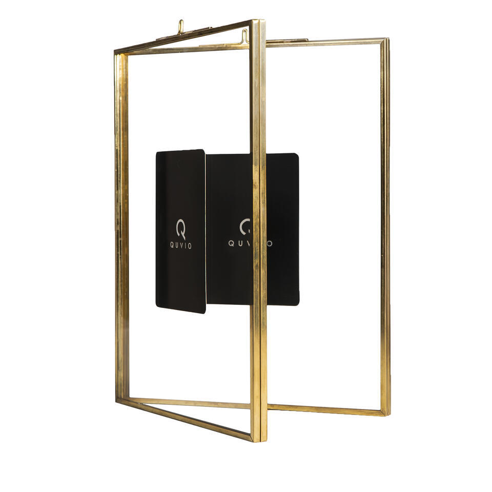 QUVIO Fotolijst staand rechthoek 15 x 20,5 cm (bxh) – Goud