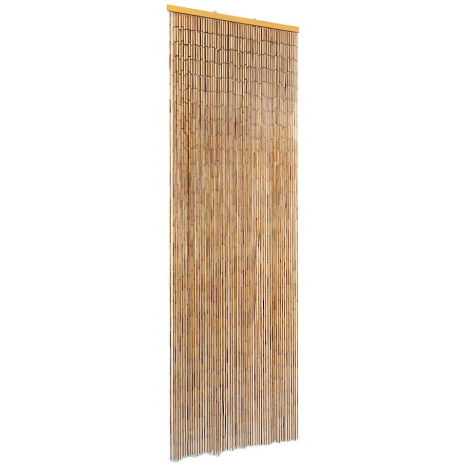 vidaXL – Deurgordijn – Bruin – Bamboe – 56 x 185 cm