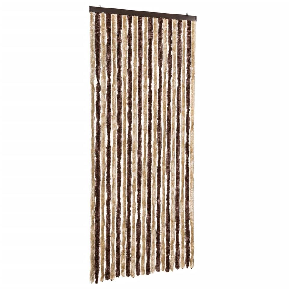vidaXL – Bruin – Polypropyleen – 90 x 220 cm
