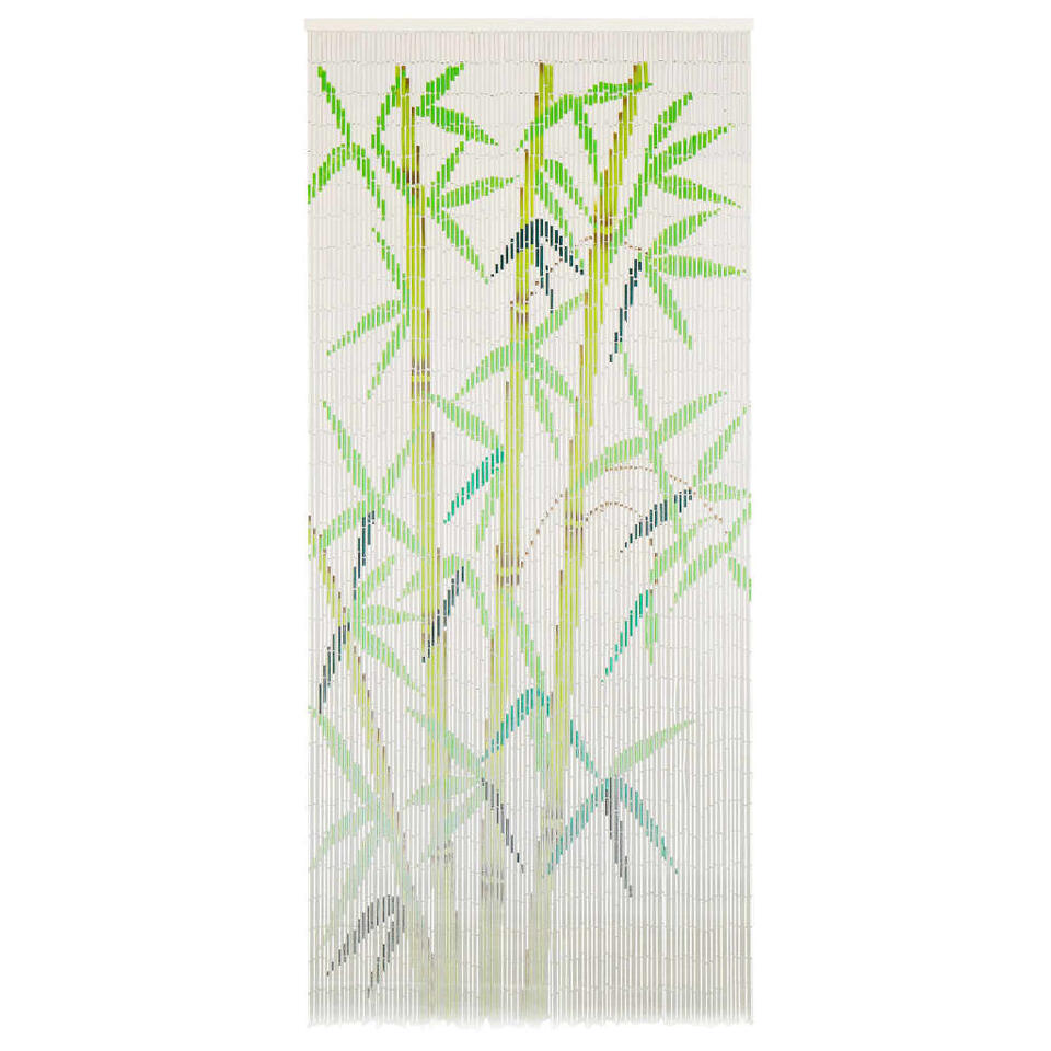 vidaXL – Deurgordijn – Multikleur – Bamboe – 90 x 200 cm