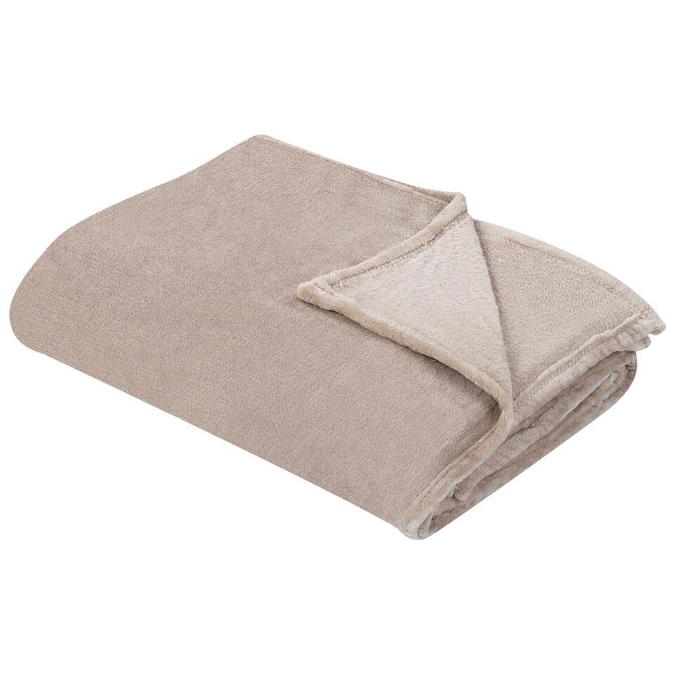 BAYBURT – Deken – Beige – 150 x 200 cm – Polyester