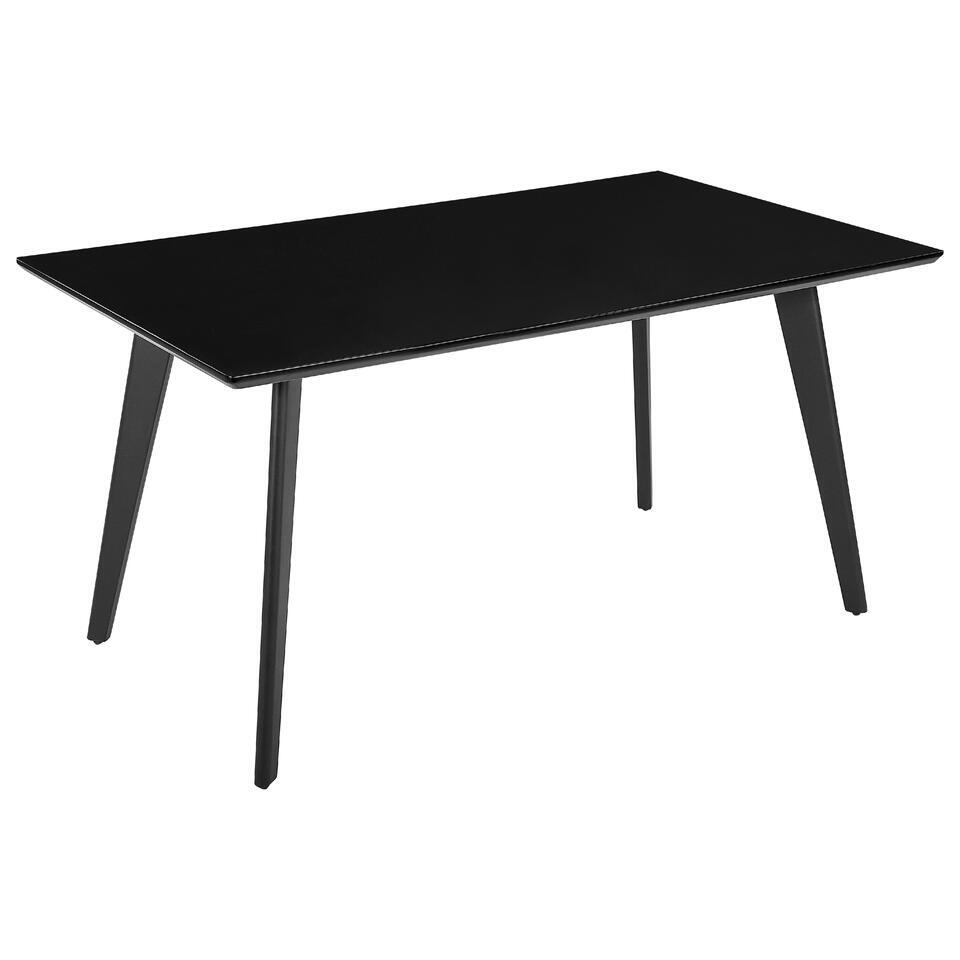 DORCAS – Eettafel – Zwart – MDF