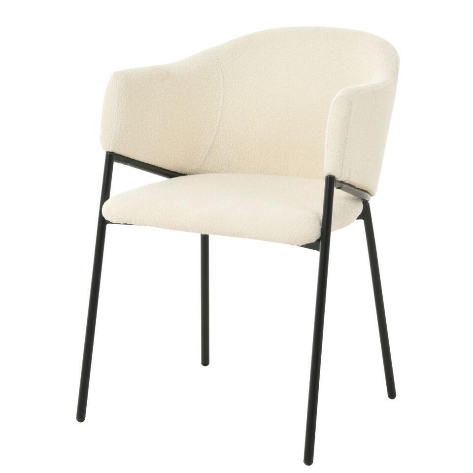 DS4U – Elza eetkamerstoel boucle wit