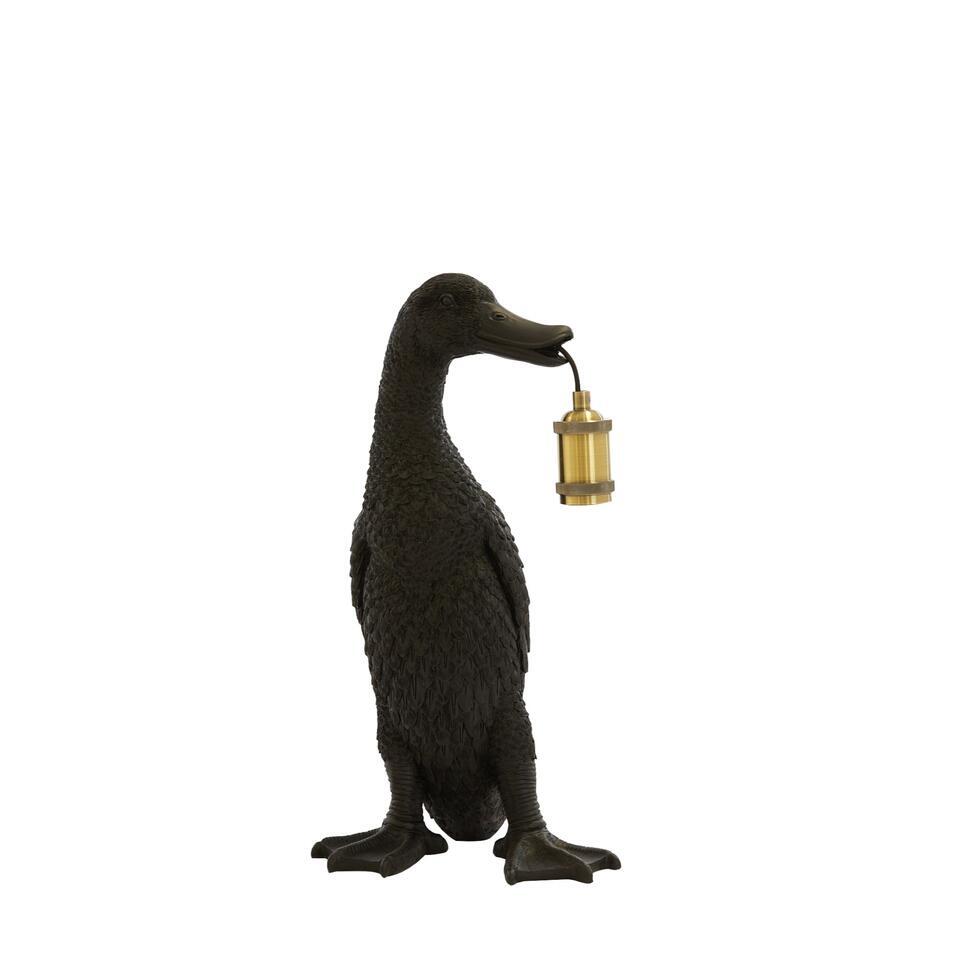 Tafellamp Duck – Zwart – 23.5x23x48.5cm