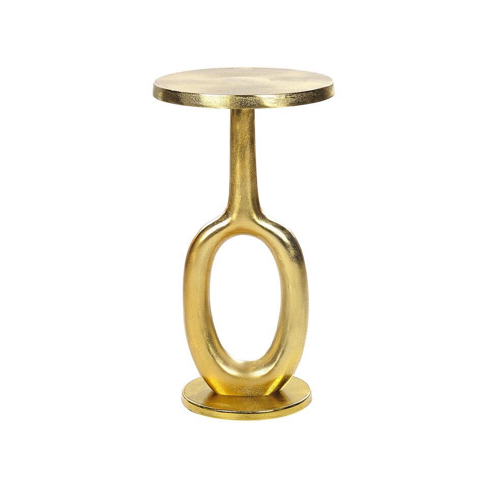 APITI – Bijzettafel – Goud – Aluminium