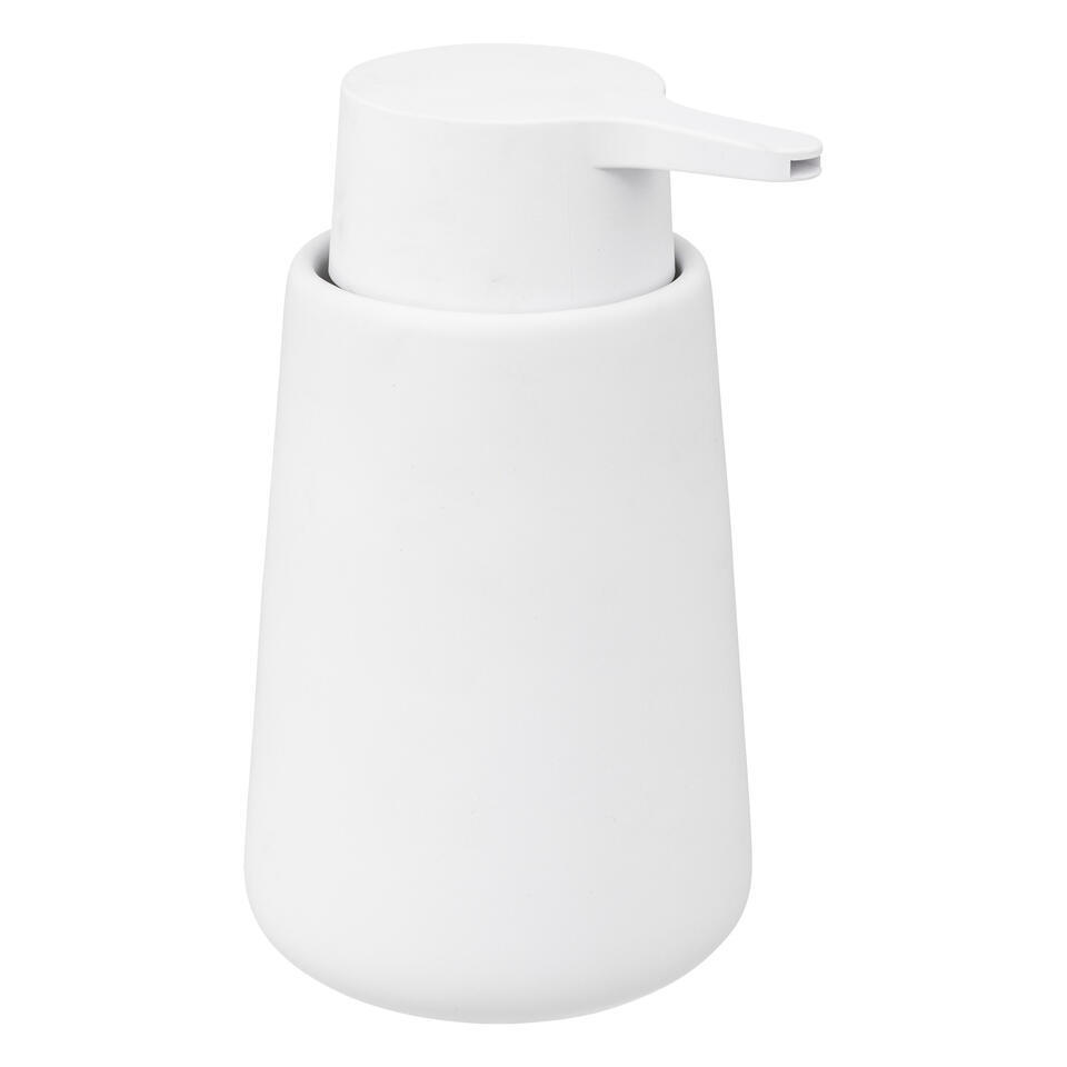 5Five Zeeppompje/dispenser – keramiek – wit – 250 ml – keuken