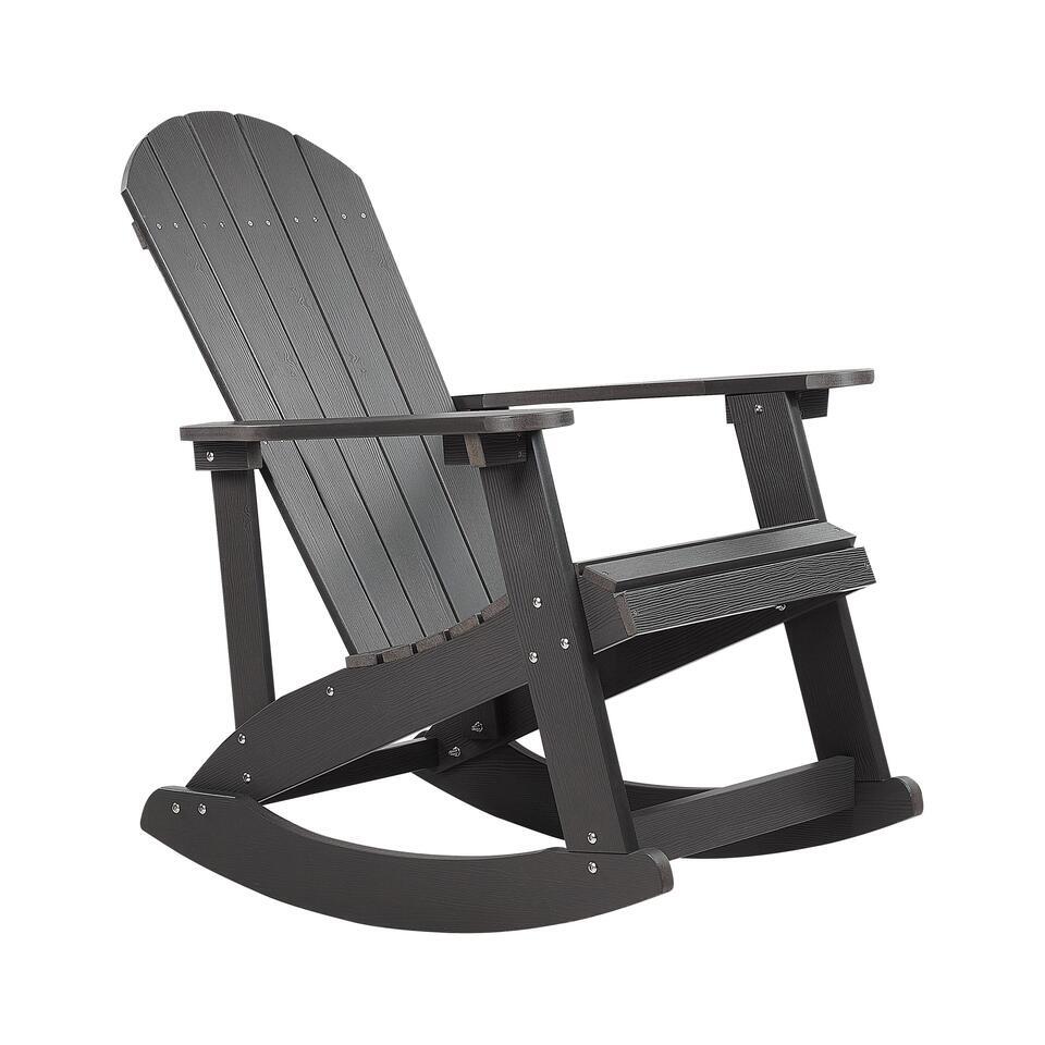 ADIRONDACK – Schommelstoel – Donkergrijs – Kunsthout