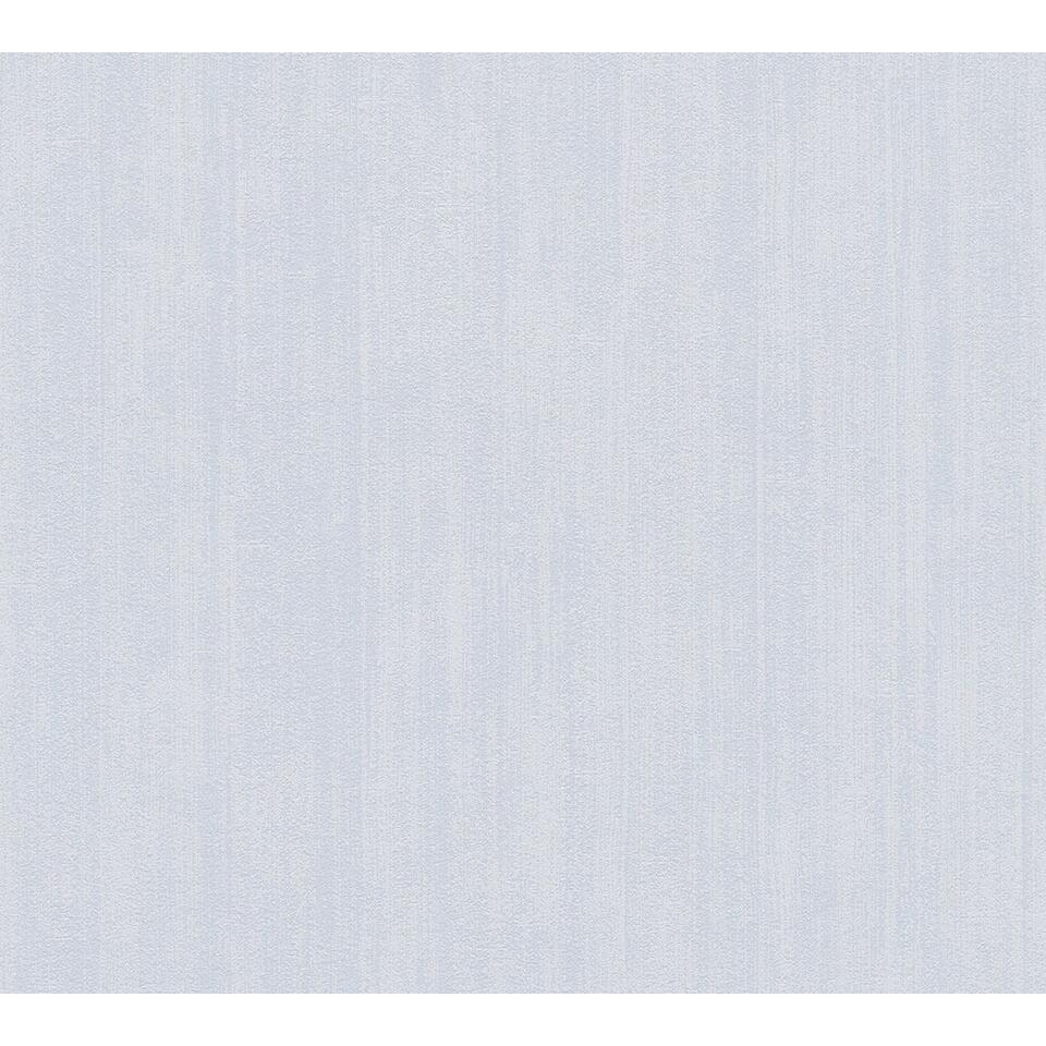 A.S. Création behang effen lila paars en blauw – 53 cm x 10.05 m