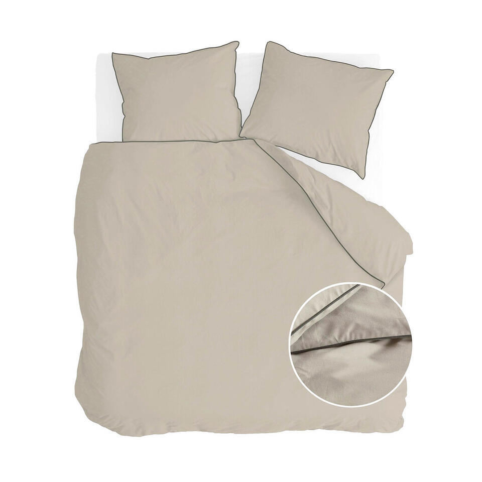 Walra – Dekbedovertrek Sweet Softy – 260×220 cm – Zand