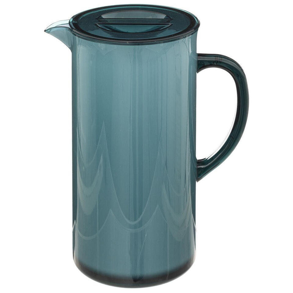 5Five Sapkan/schenkkan karaf – blauw – met deksel – 1950 ml