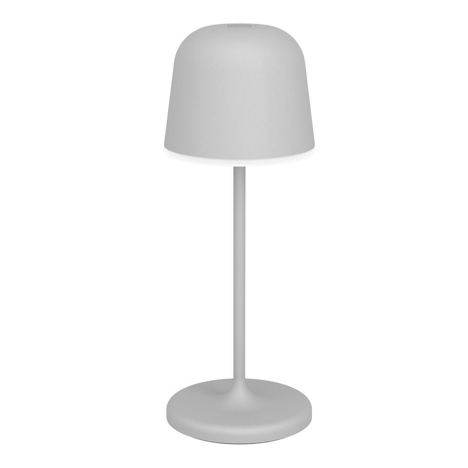EGLO Mannera-S Tafellamp/Priklamp – USB-C – H 20 cm – Grijs
