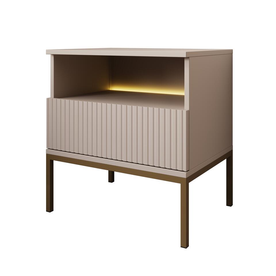 Meubella – Legend – Nachtkastje – Beige