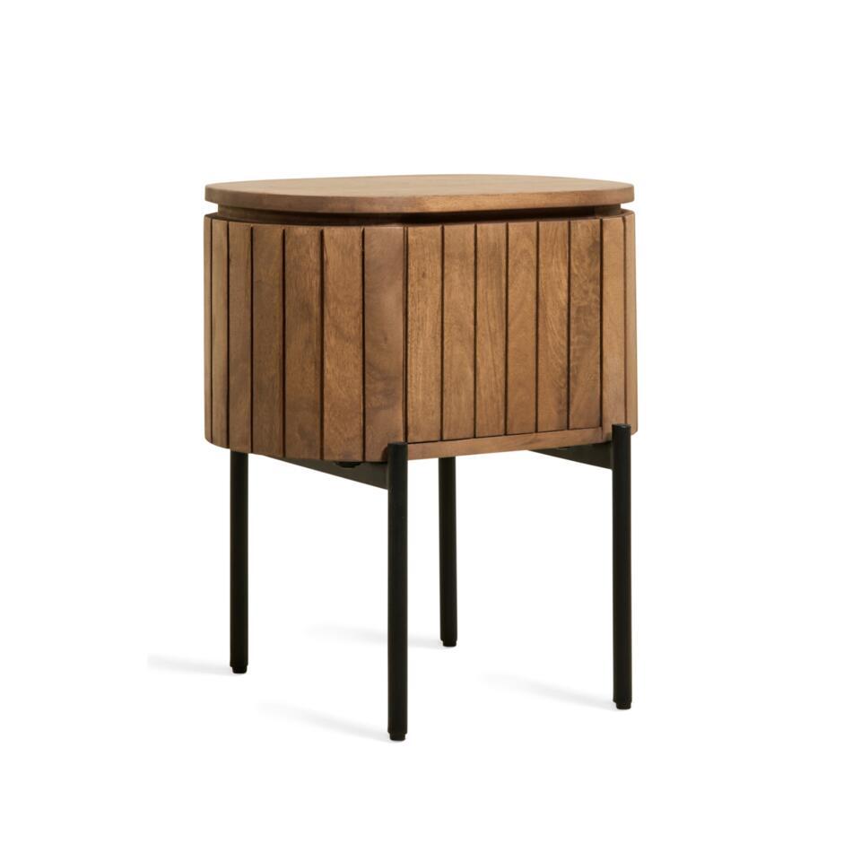 Nachtkastje Mokka – Lichtbruin Staand