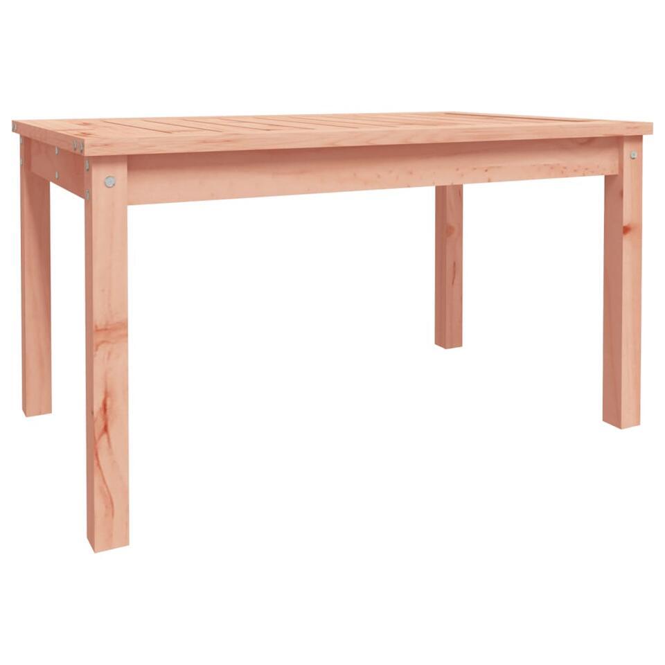 vidaXL – Loungetafel – Naturel – Massief douglashout – 82,5×50.5×45 cm
