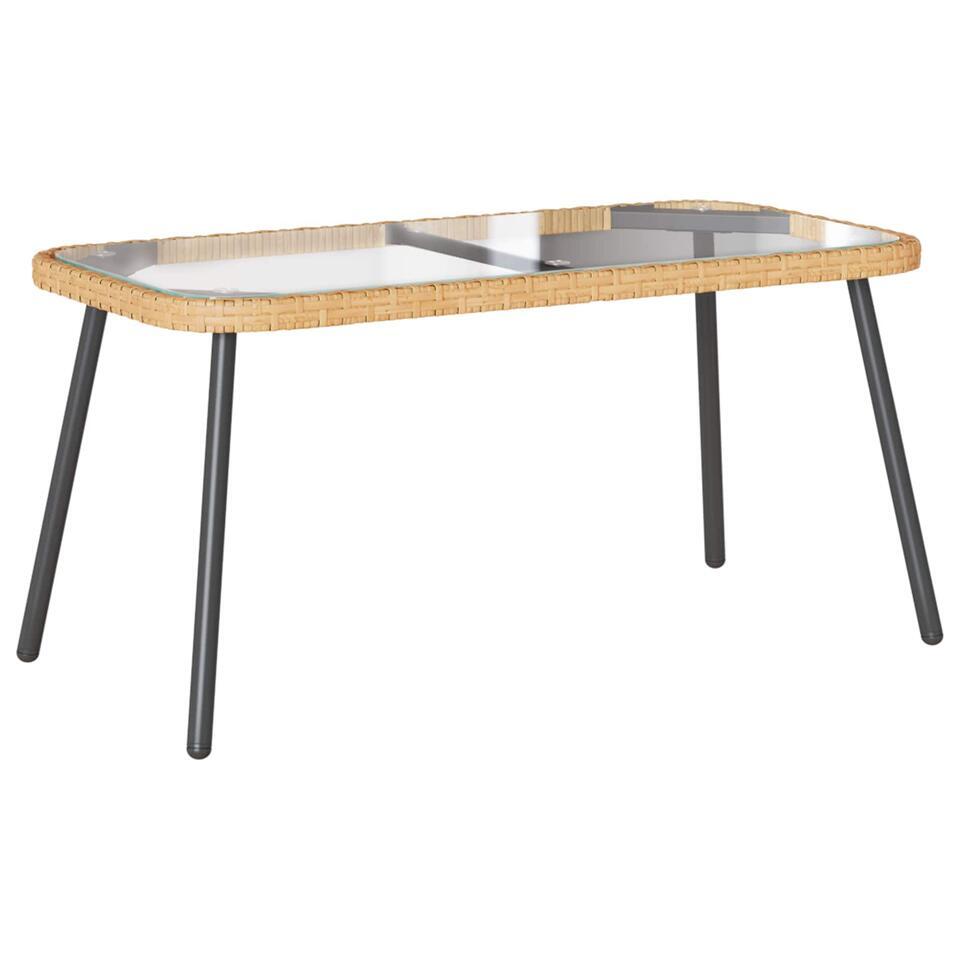 vidaXL – Salontafel – Light Grey – Metal – 90 x 45 x 43 cm