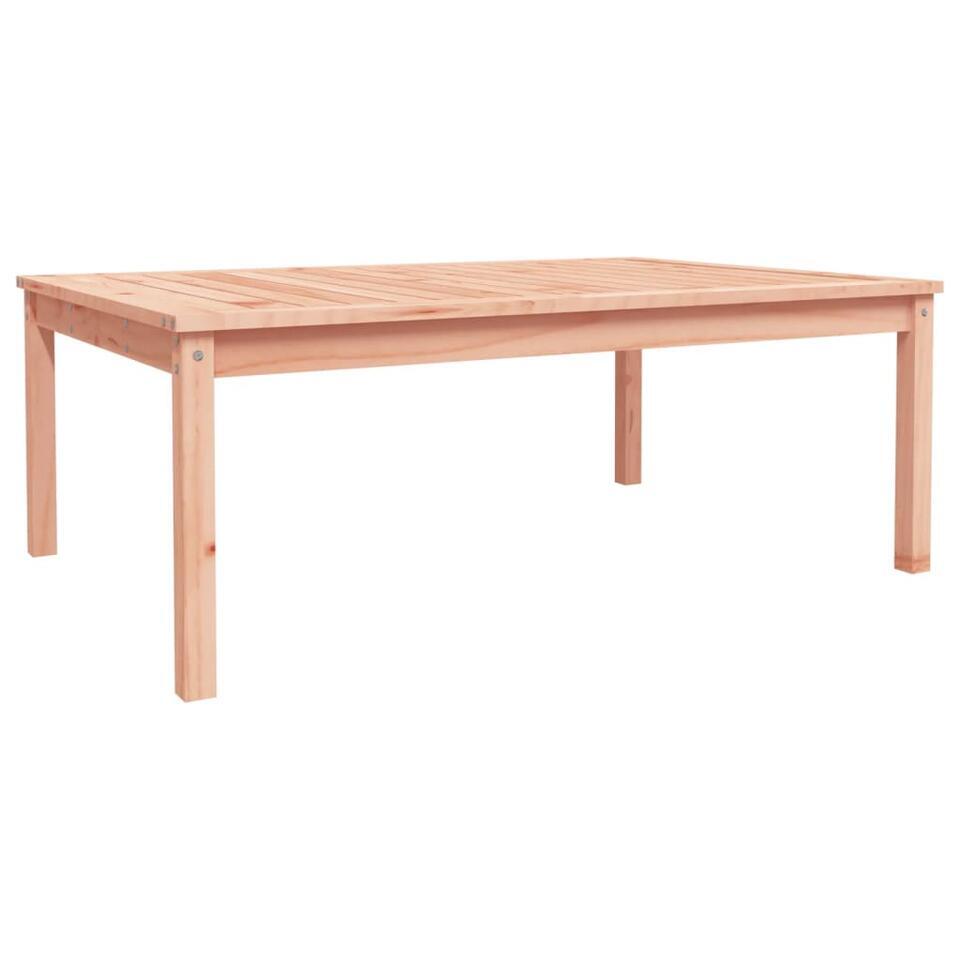 vidaXL – Loungetafel – Naturel – Massief douglashout – 121×82,5×45 cm