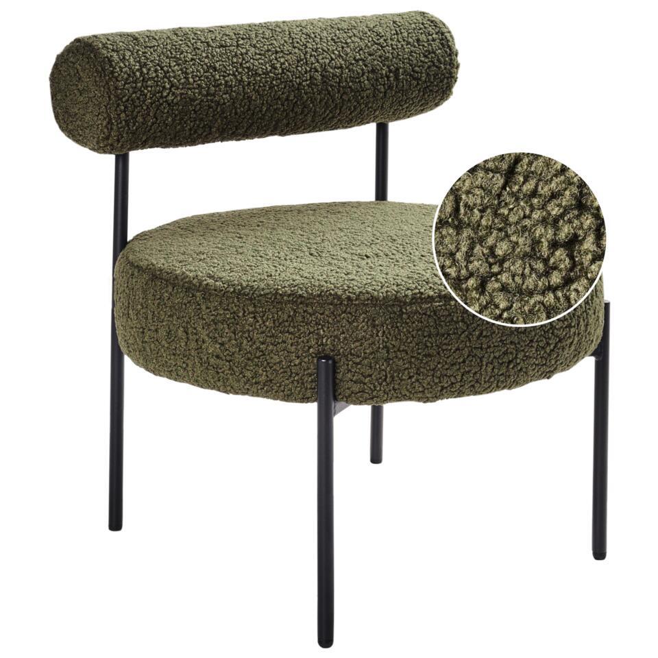 ALPHA – Fauteuil – Groen – Bouclé
