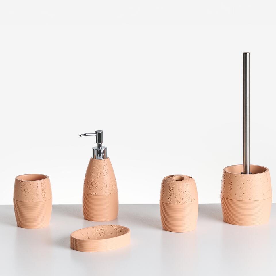 YARAPA – Badkameraccessoireset – Oranje – Polyresin