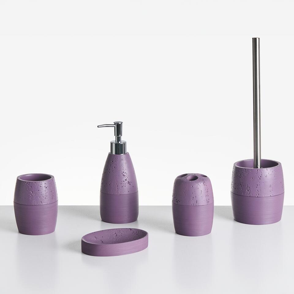 YARAPA – Badkameraccessoireset – Paars – Polyresin