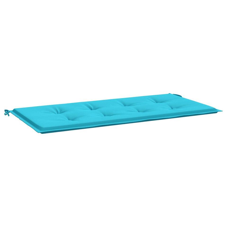 vidaXL – Tuinbankkussen – Effen – 120x50x3 cm – oxford stof – Turqupoise