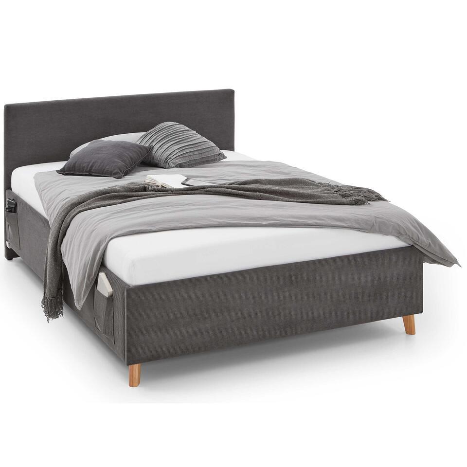 Kofferbed Cool – 120 x 200 cm – Antracietkleurig design