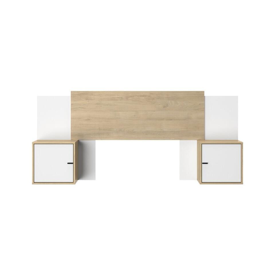 CALICOSY – ALIX Hoofdeinde – Wit – 34x206x91 cm