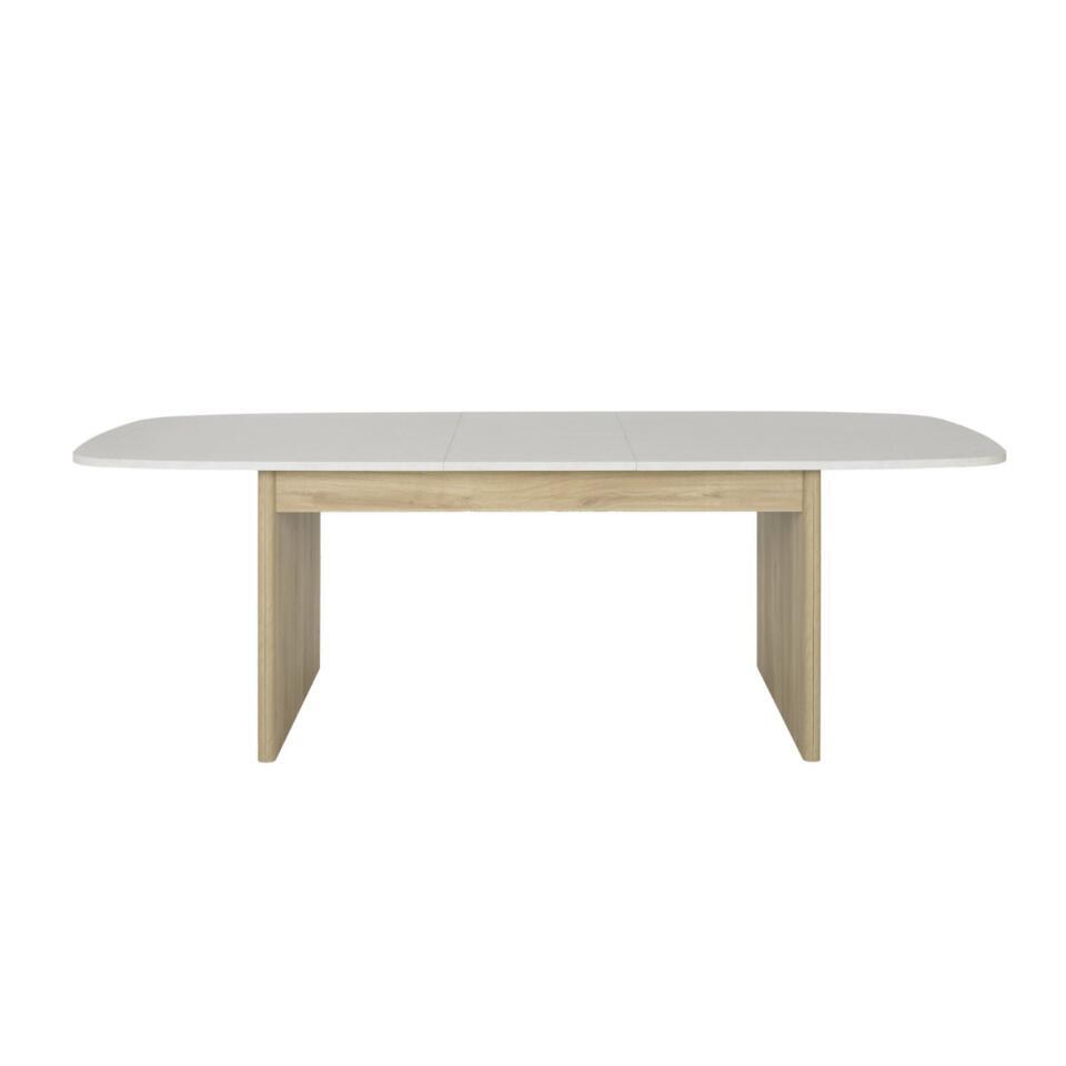 CALICOSY – GALEO Uitschuifbare eettafel – Licht hout – 100x248x78 cm