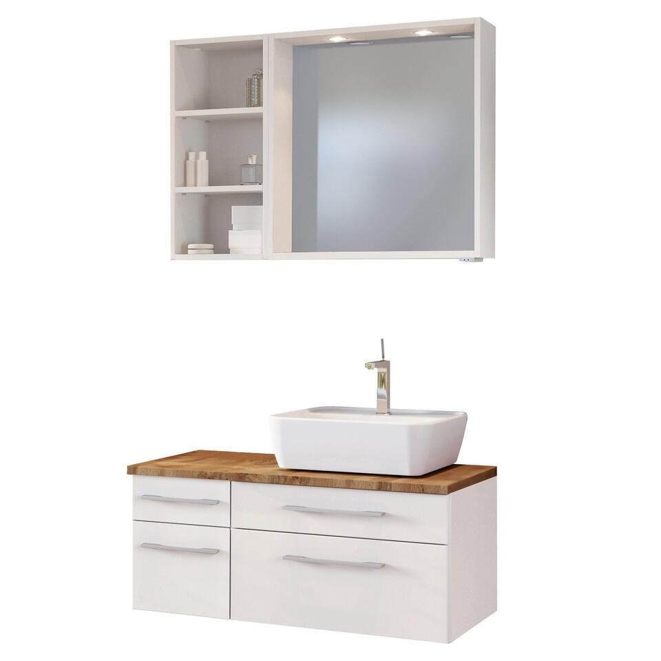 Badkamercombinatie Dasa 11 rechts – wit