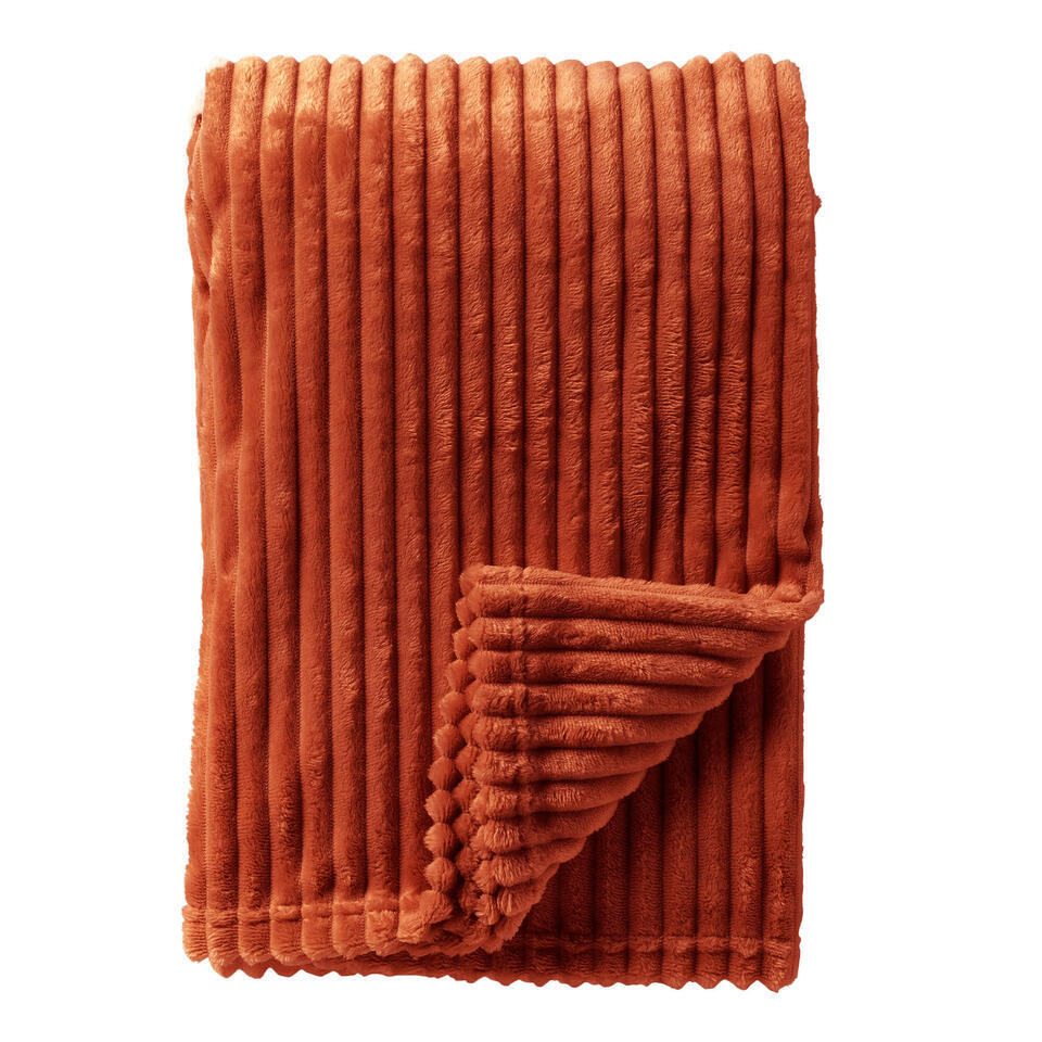 Plaid Marthy – Potters Clay – 140×180 cm